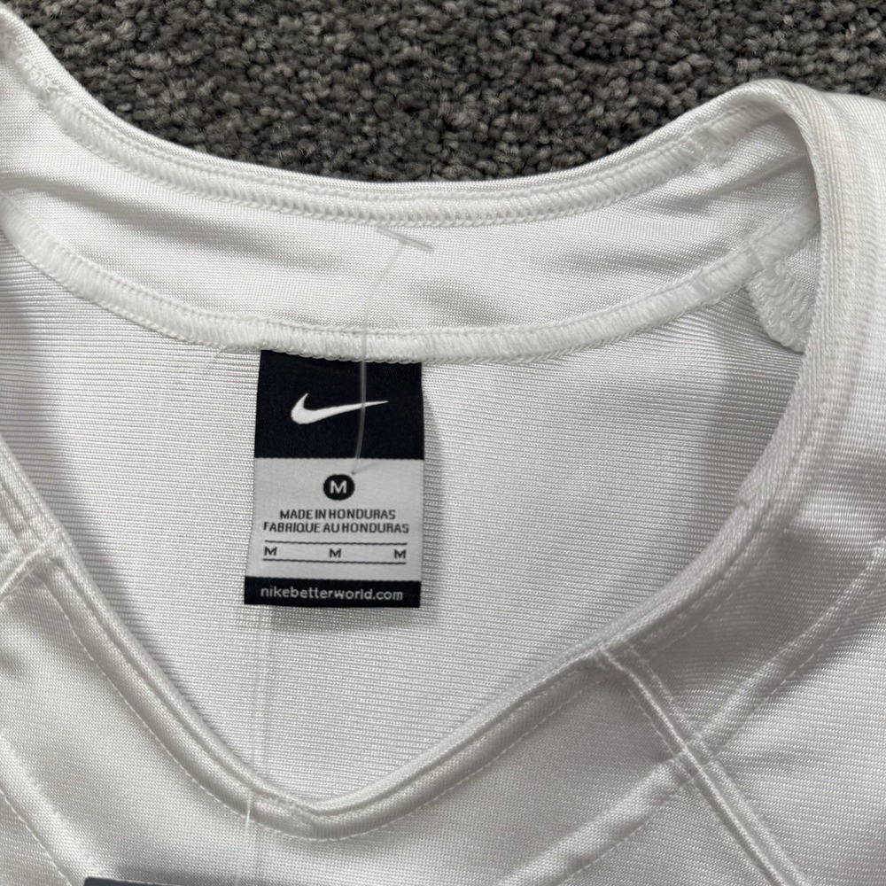 Nike Pro Combat Speed Football Jersey Mens M With Tags #473569 White Red - Picture 5 of 12